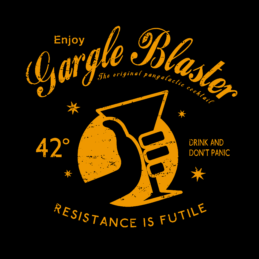 Gargle Blaster By Karlangas Geek T-Shirt