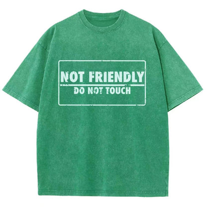 Not friendly stamp Vintage Distressed T-shirt