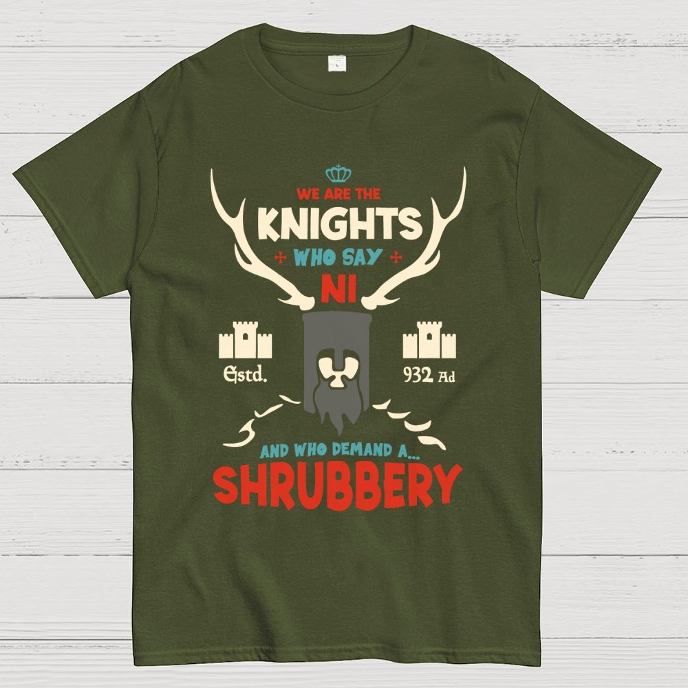 We are the knights who say… HAHA Geek T-Shirt