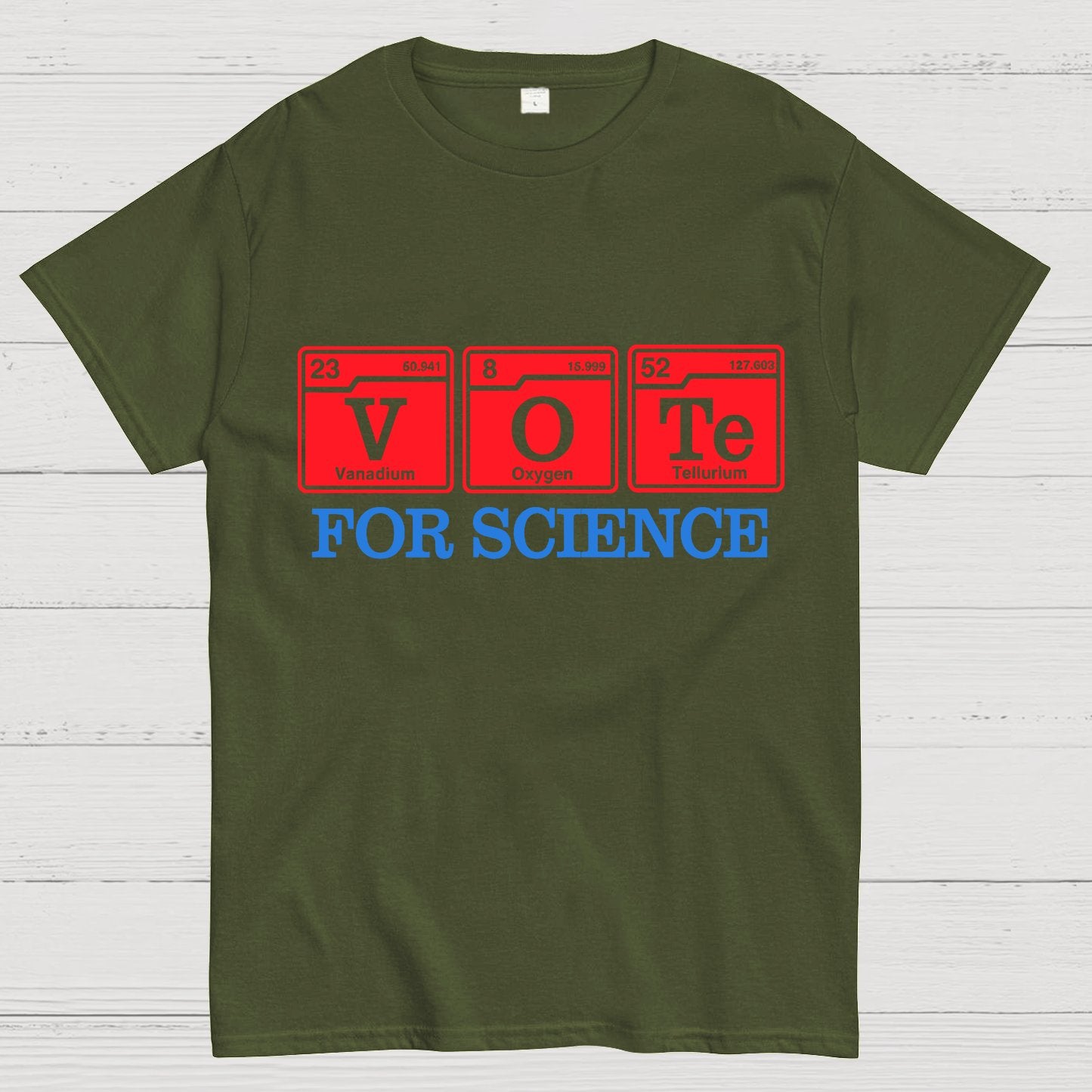 Vote For Science Geek T-Shirt