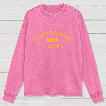 Sportsmanship Washed Long Sleeve Tee