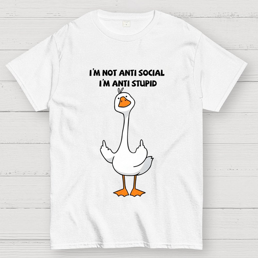 I’m not antisocial I’m antistupid  Geek T-Shirt