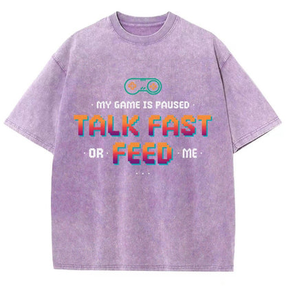 Feed the Gamer Vintage Distressed T-shirt