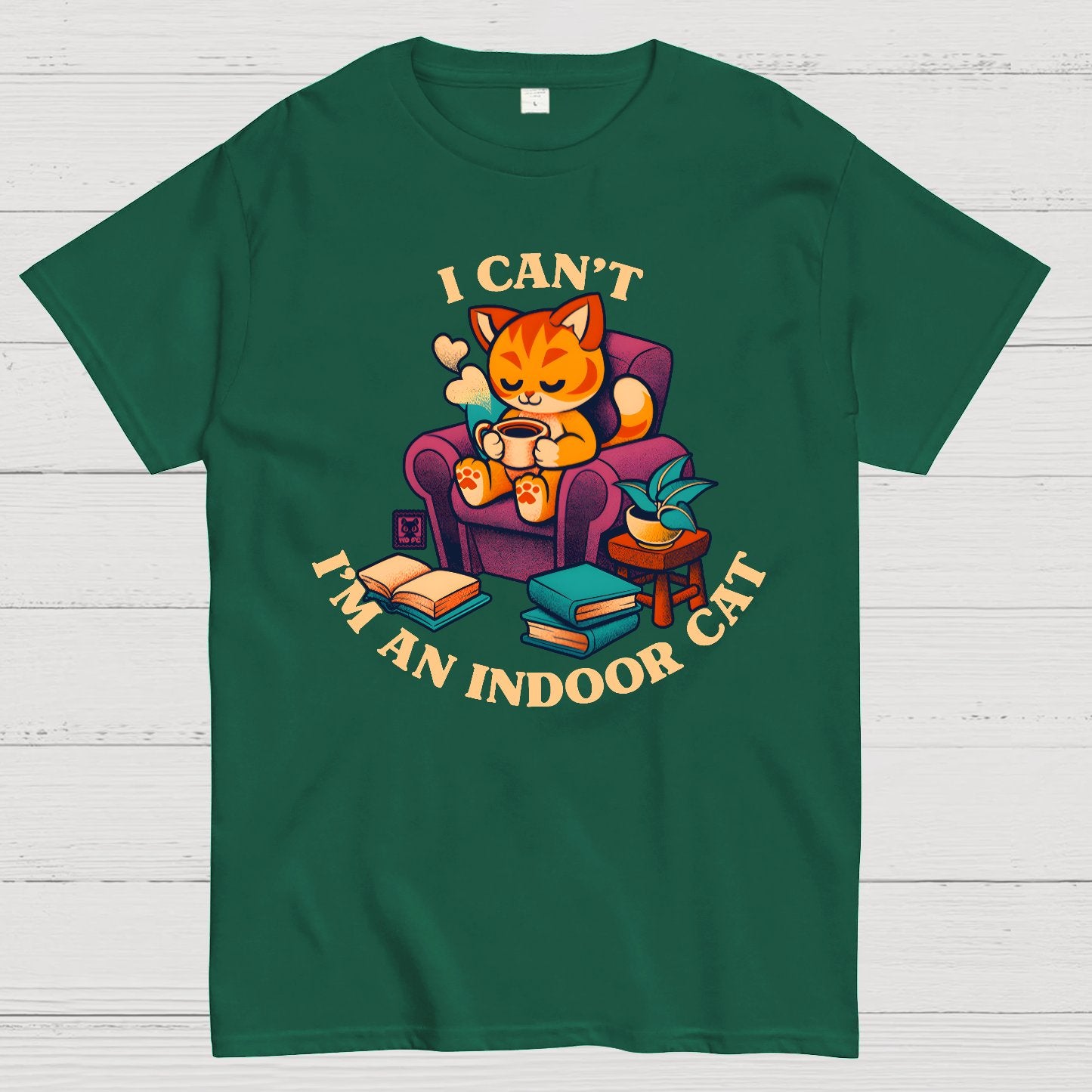 I Can't. I'm an Indoor Cat Geek T-Shirt
