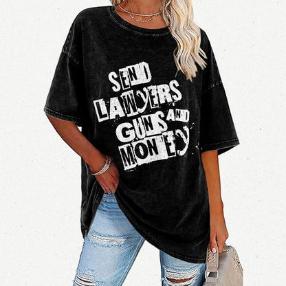 Send Lawyers Guns And Money Vintage Distressed T-shirt