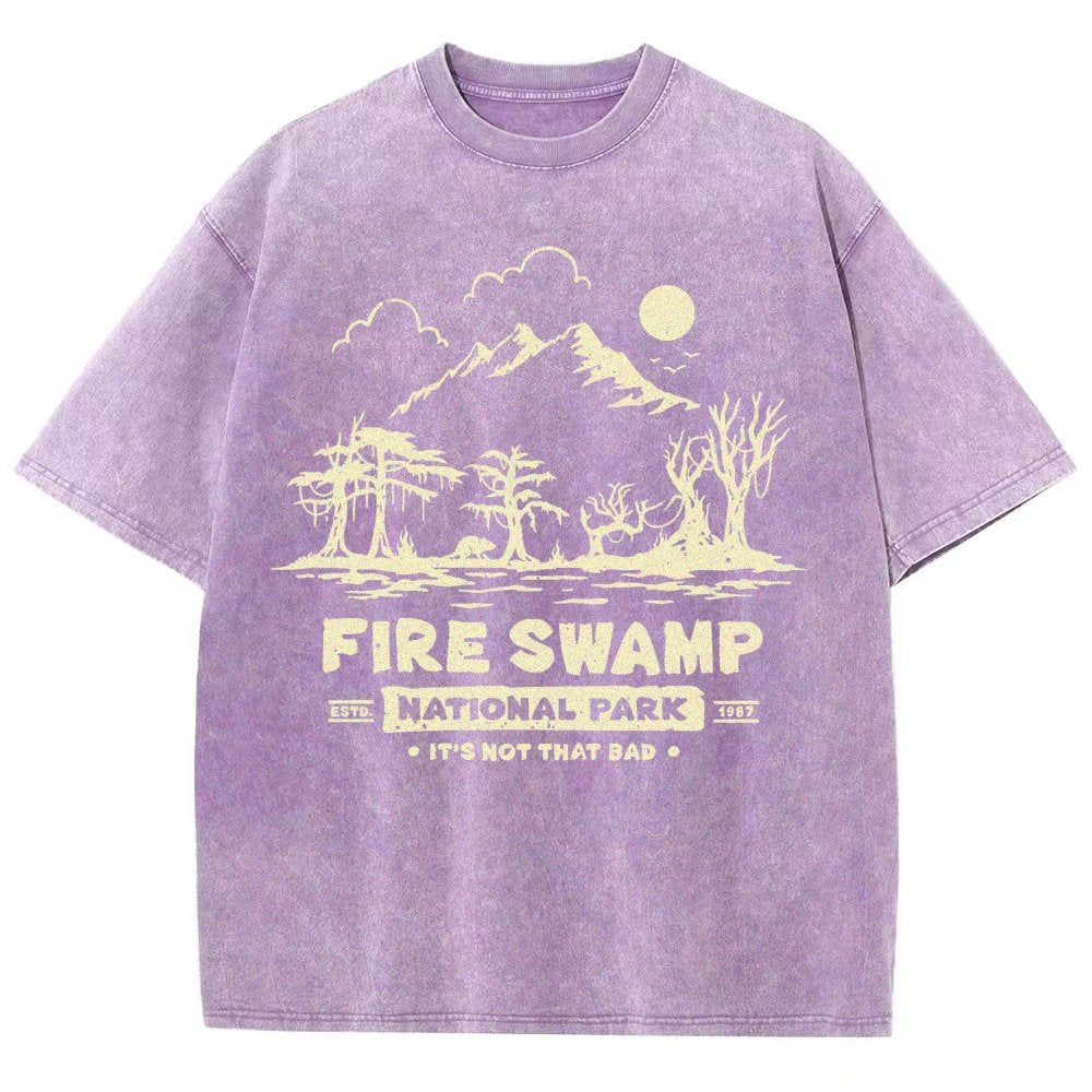 Flame Swamp National Park Vintage Distressed T-shirt