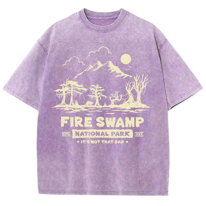 Flame Swamp National Park Vintage Distressed T-shirt