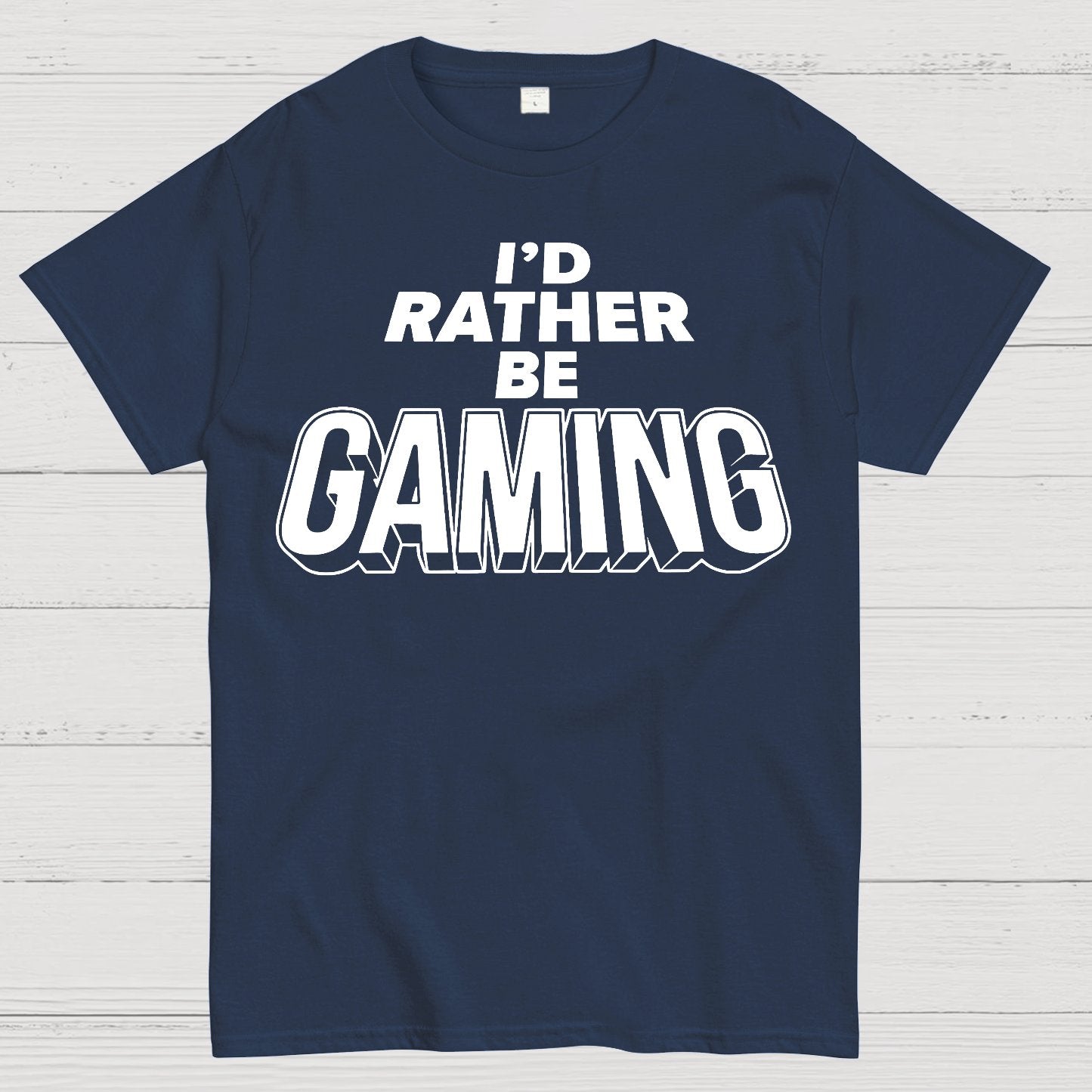 I'd Rather Be Gaming Geek T-Shirt