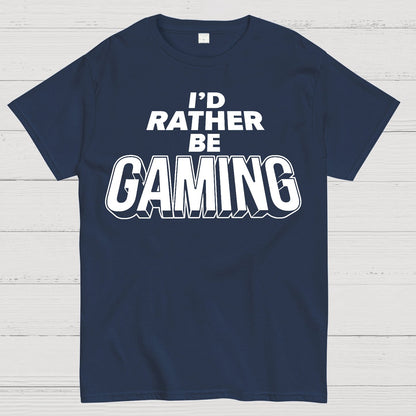 I'd Rather Be Gaming Geek T-Shirt
