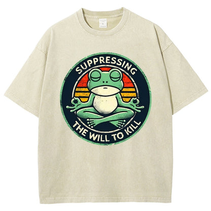 Suppressing The Will To Kill Vintage Distressed T-shirt