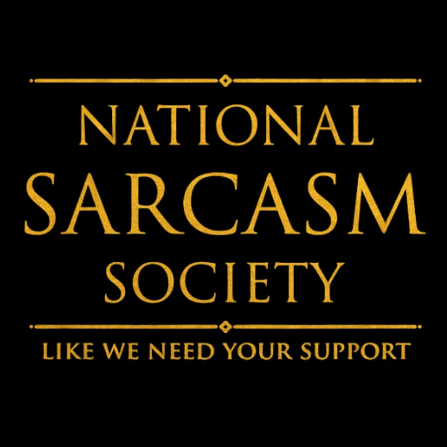 National Sarcasm Society Like We Need Your Support Vintage Distressed Washed Tank