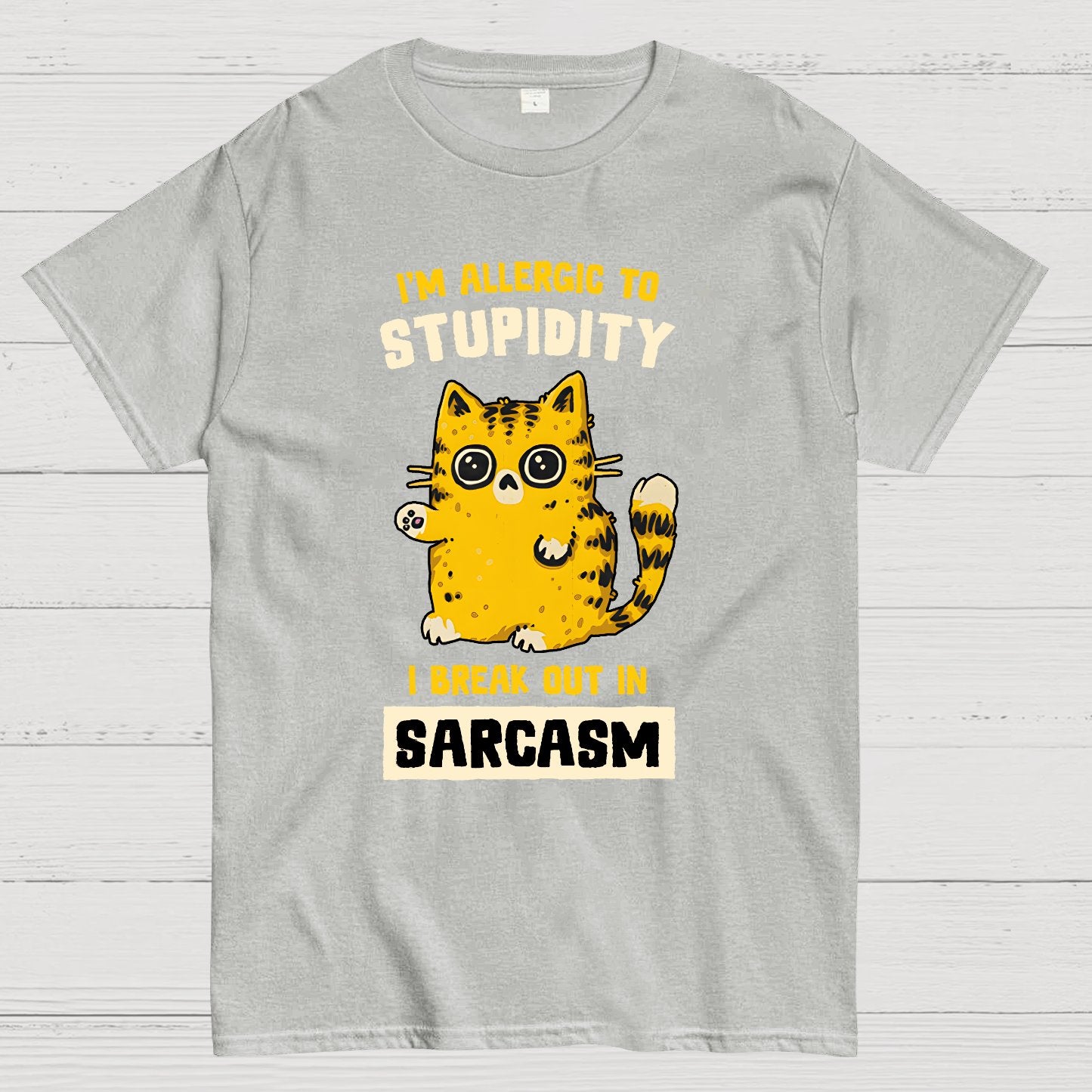 I Am Allergic To Stupidity Geek T-Shirt