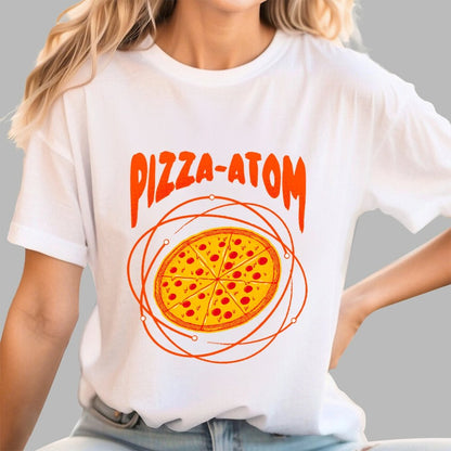 Pizza Atom Science Geek T-Shirt