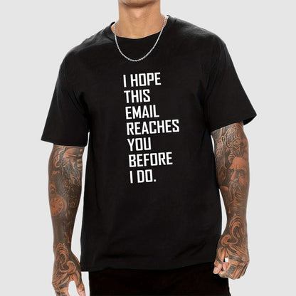 Threatening email Geek T-Shirt