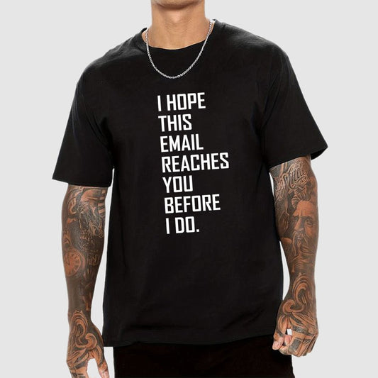 Threatening email Geek T-Shirt