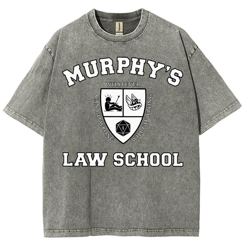 Murphy's Law School Vintage Distressed T-shirt