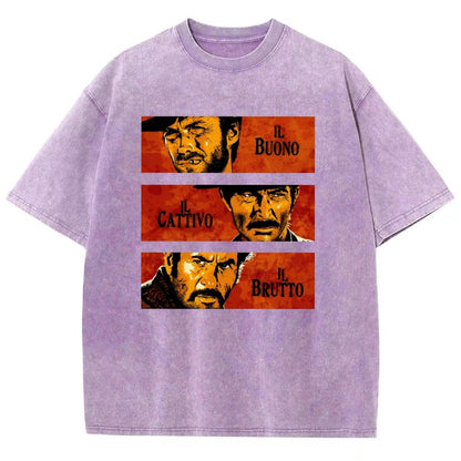 Il Buono  Il Brutto  Il Cattivo Vintage Distressed T-shirt