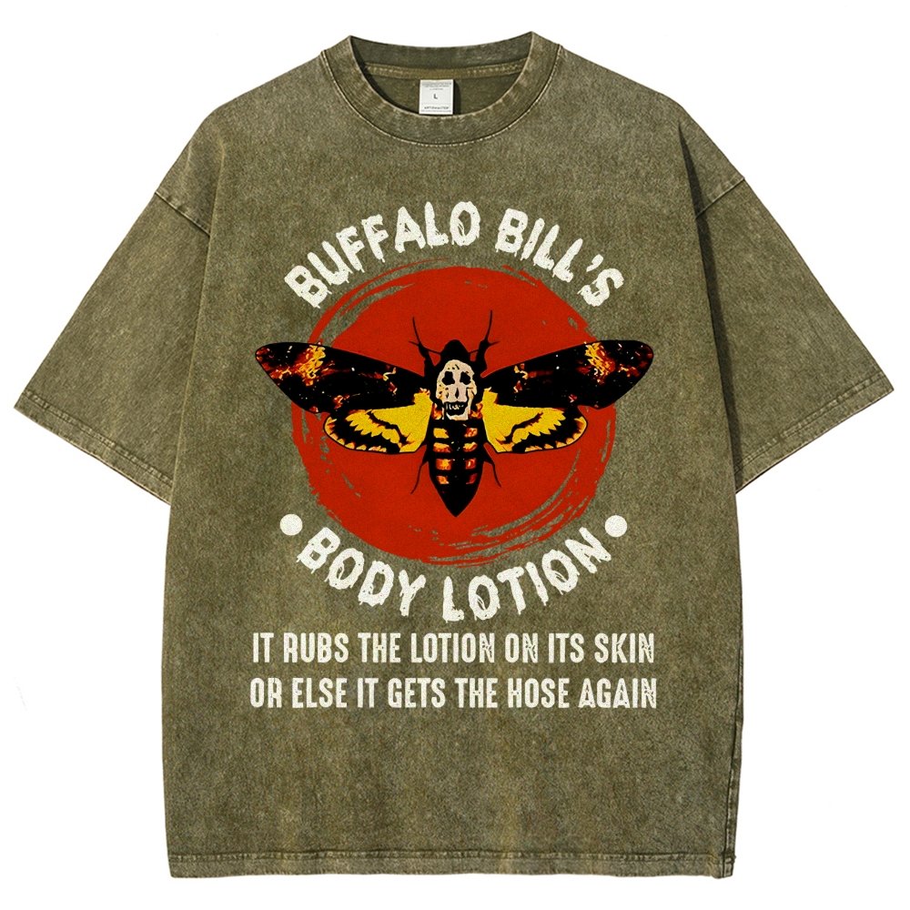 buffalo bills body lotion Vintage Distressed T-shirt