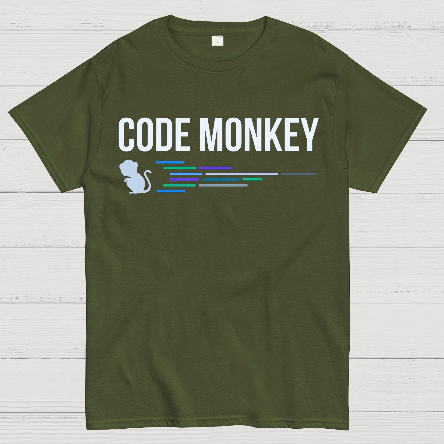 Developer Code Monkey Geek T-Shirt