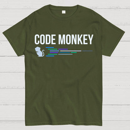 Developer Code Monkey Geek T-Shirt