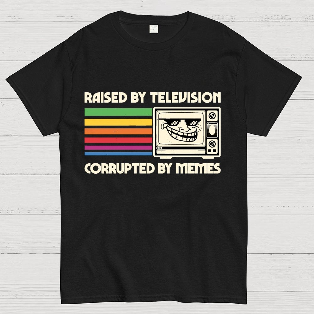 Corrupted by Memes Geek T-Shirt