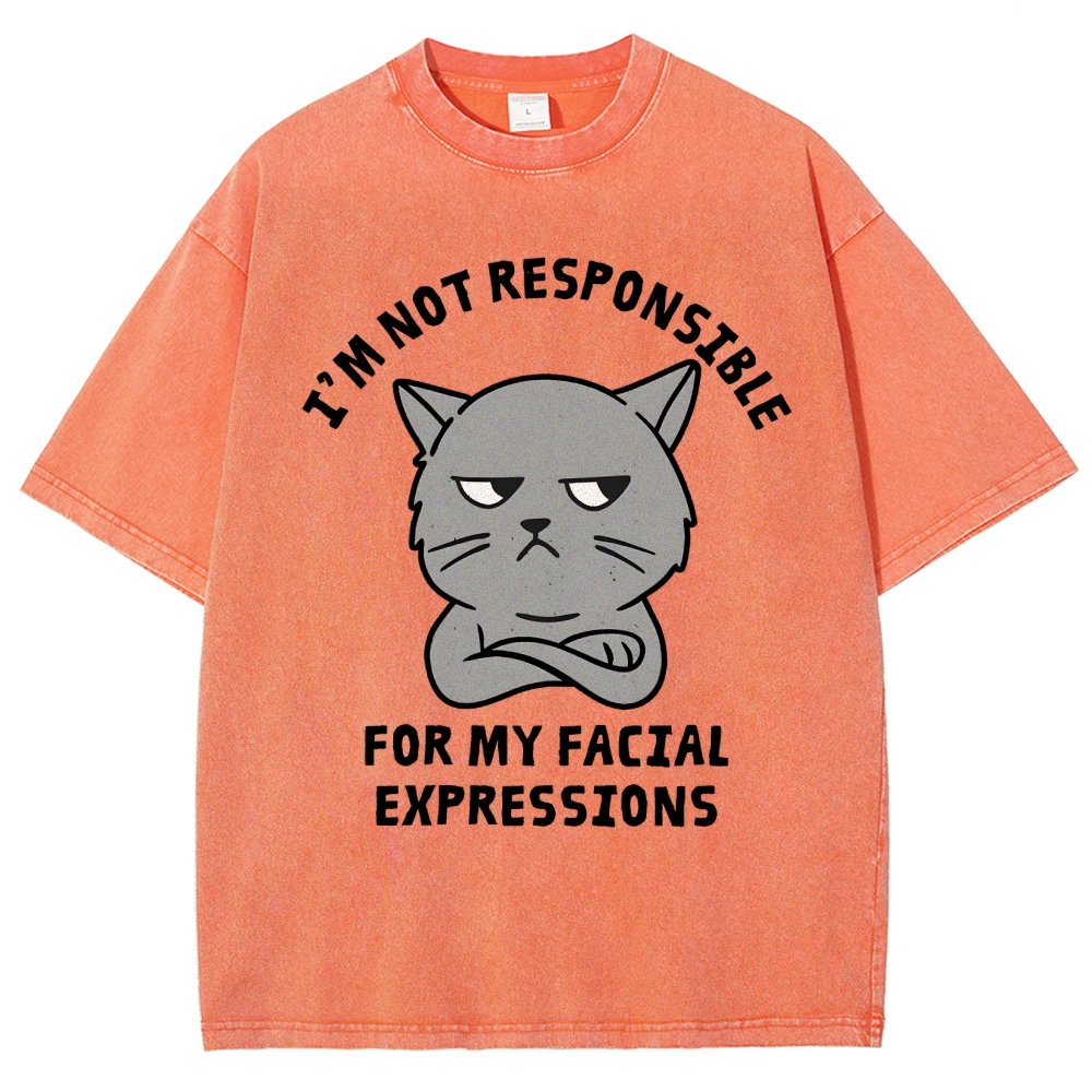 My Facial Expressions Vintage Distressed T-shirt