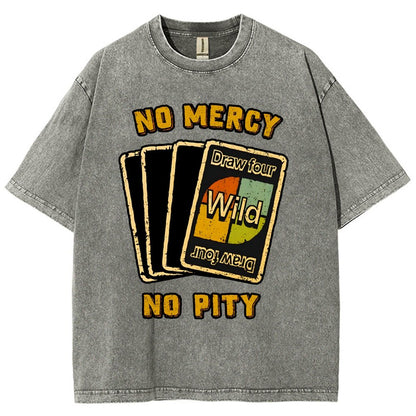No Mercy No Pity Vintage Distressed T-shirt