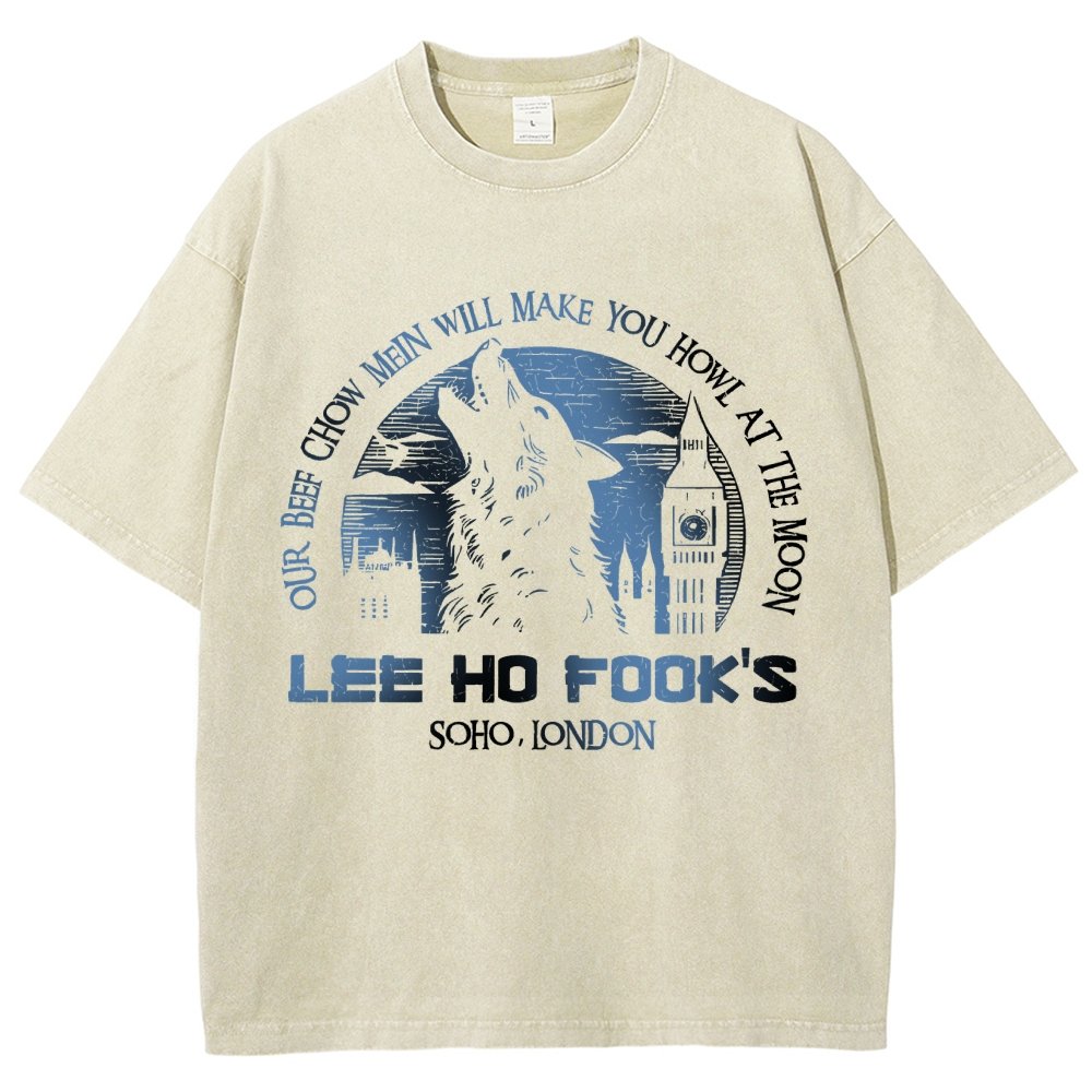 Werewolves of London - Howl at the Moon Vintage Distressed T-shirt