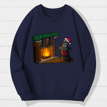 Black Knight Christmas Geek Cotton Sweatshirt