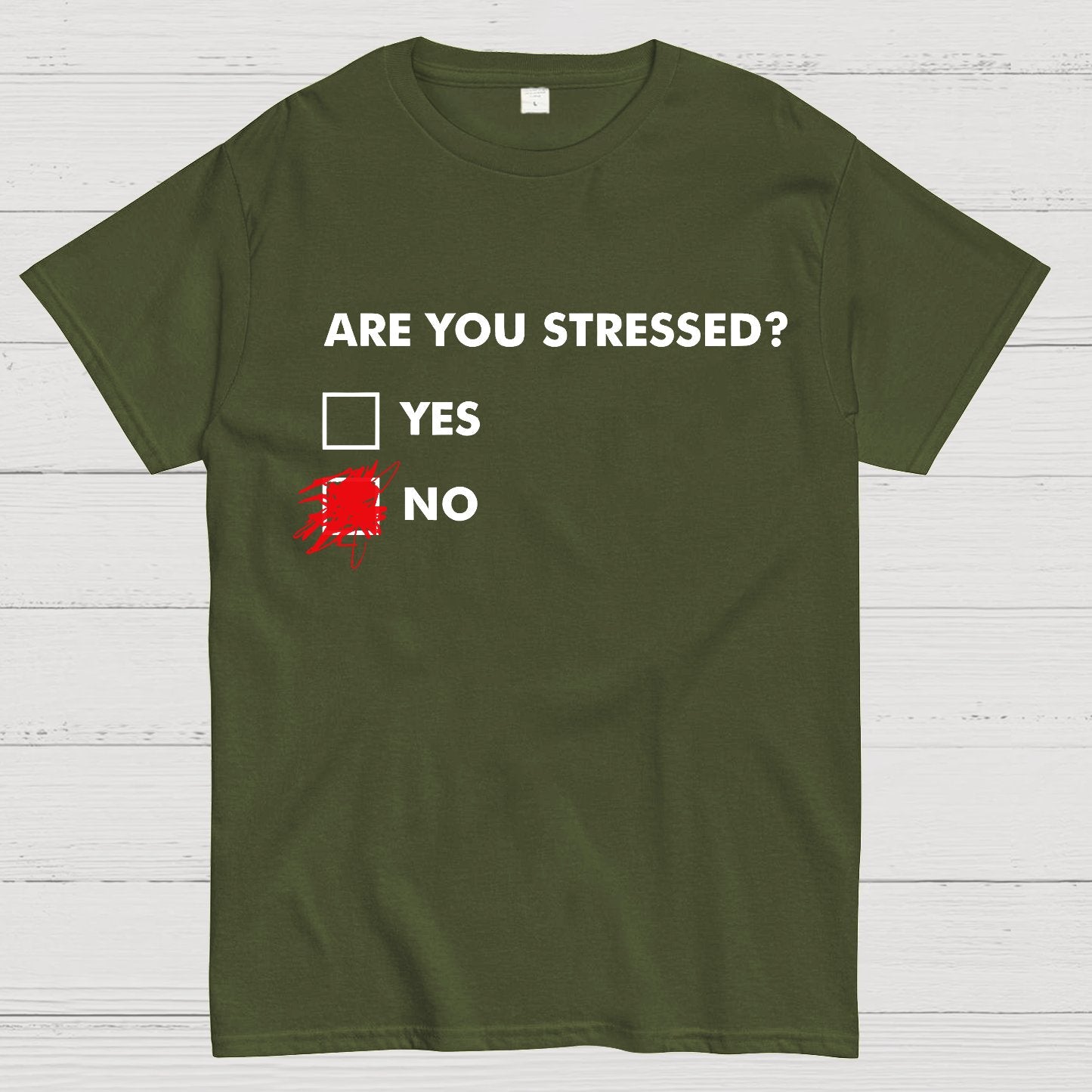 Fuuny Word Are You Stressed? No Geek T-Shirt