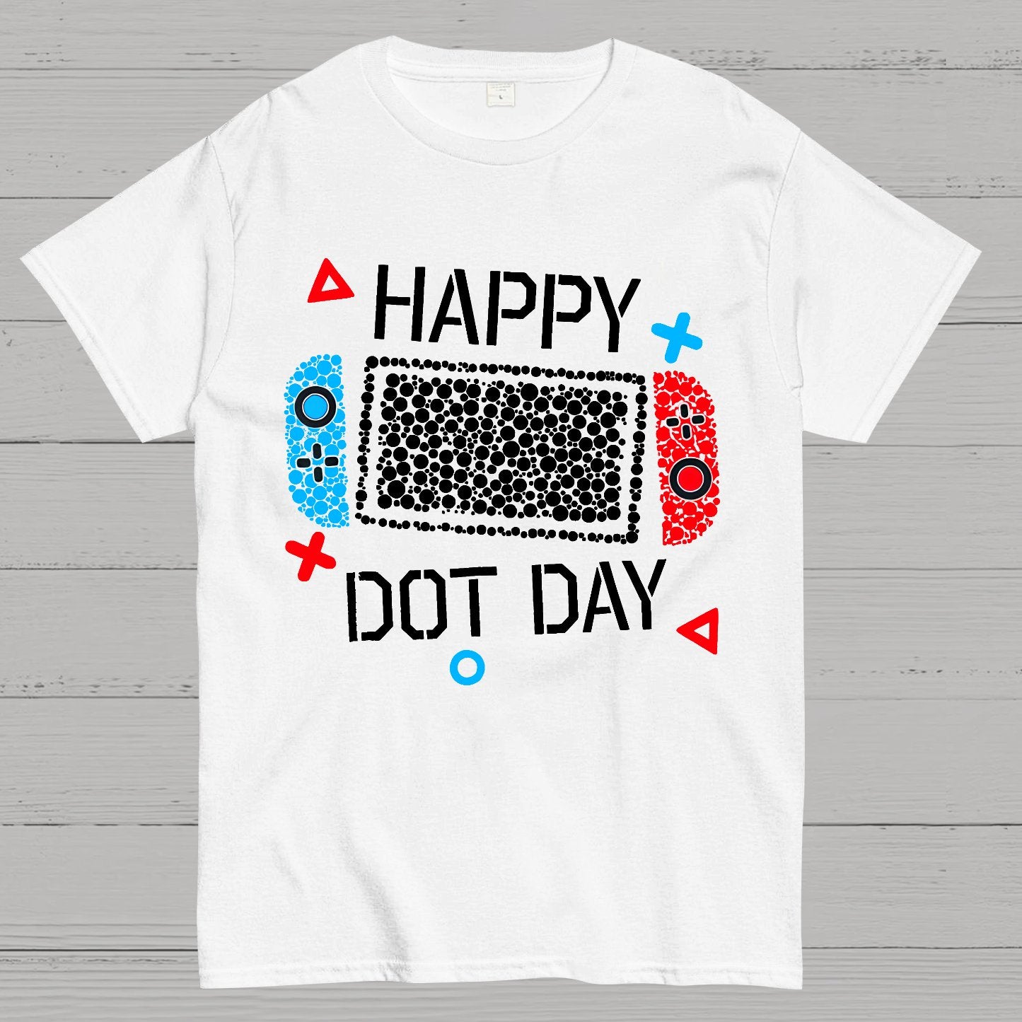 Happy International Dot Day Game Controller Geek T-Shirt