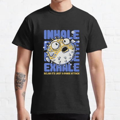 Just a Panic Attack - Funny Fish Sarcasm Geeky T-Shirt