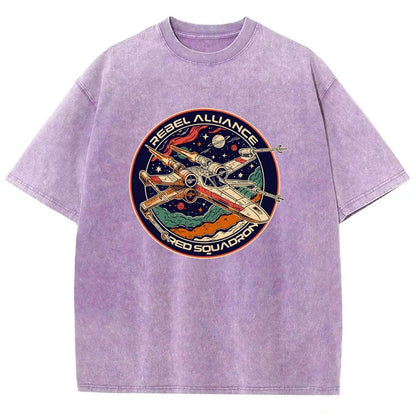 Squadron Patch Vintage Distressed T-shirt
