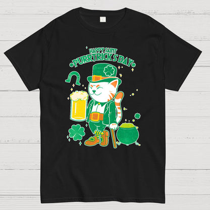 Cat St. Patrick's Day Geek T-Shirt