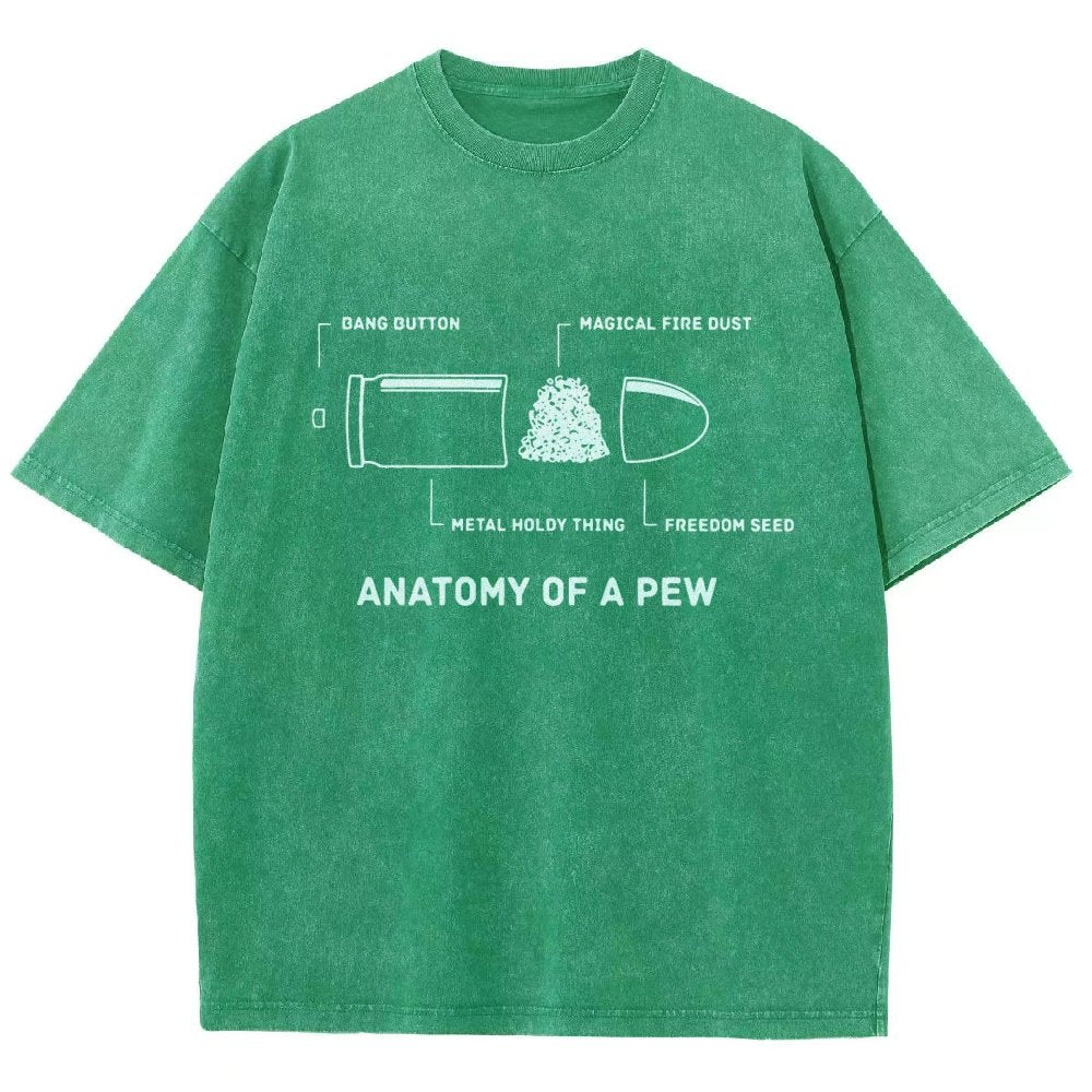 Anatomy Of A Pew2 Vintage Distressed T-shirt