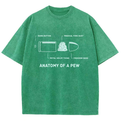 Anatomy Of A Pew2 Vintage Distressed T-shirt