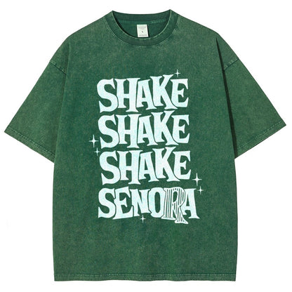Shake Shake Shake Senora Halloween Vintage Distressed T-shirt