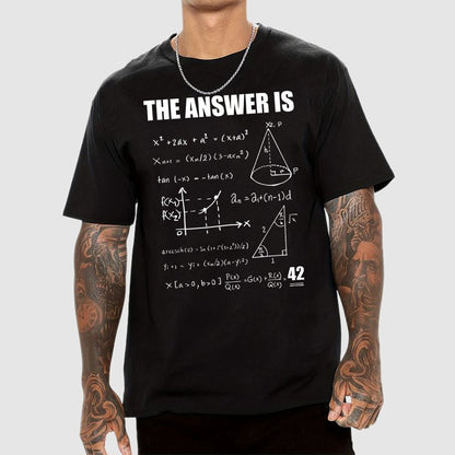 42 The Answer To Life The Universe Geek T-Shirt