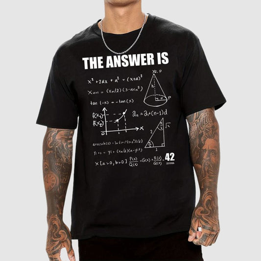 42 The Answer To Life The Universe Geek T-Shirt