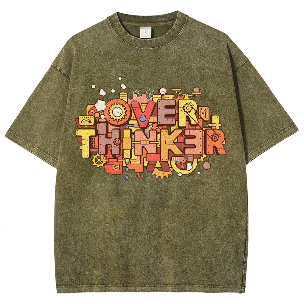 The Overthinker! Vintage Distressed T-shirt