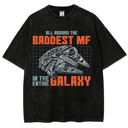 Baddest in the galaxy Vintage Distressed T-shirt