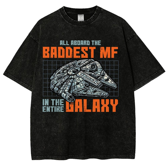 Baddest in the galaxy Vintage Distressed T-shirt