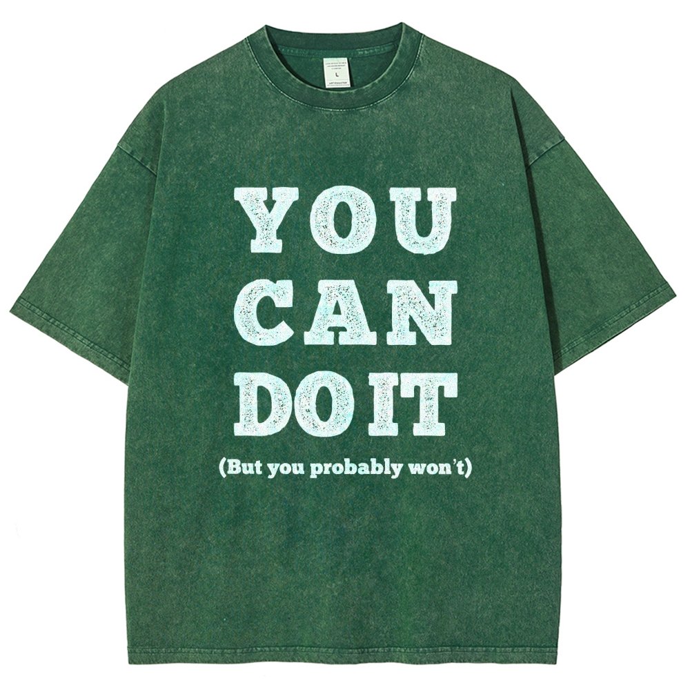You Can Do It Vintage Distressed T-shirt