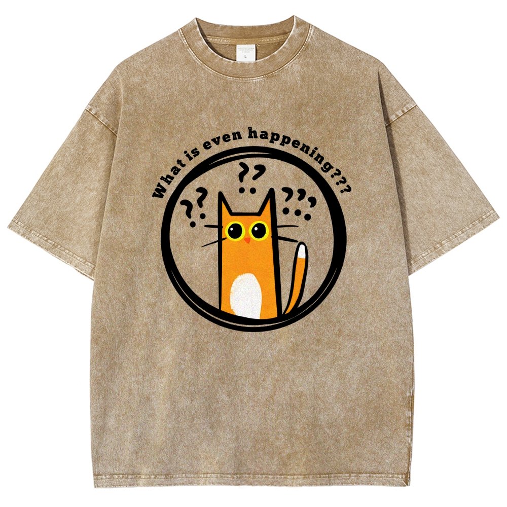 What is Even Happening Vintage Distressed T-shirt