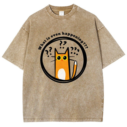 What is Even Happening Vintage Distressed T-shirt