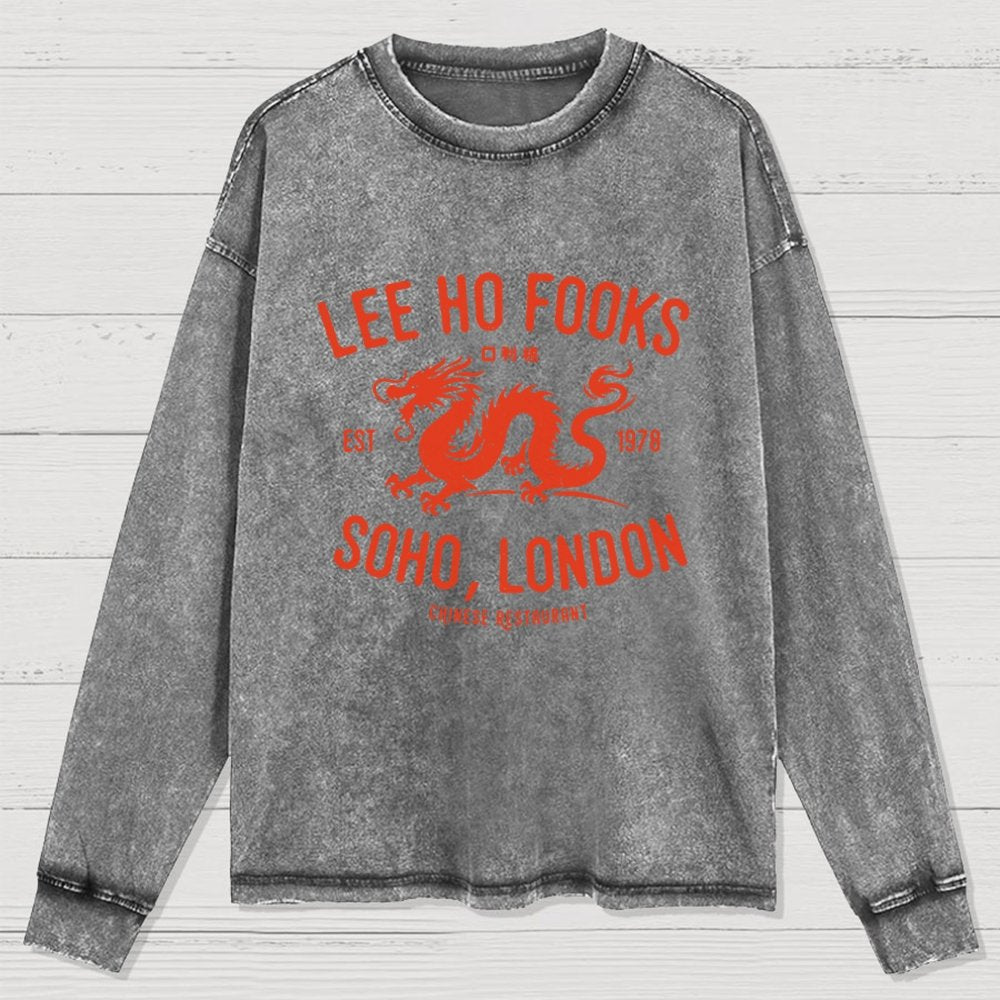 Lee Ho Fooks Vintage Resto Washed Long Sleeve Tee