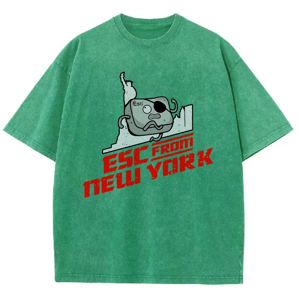 Esc from New Town Vintage Distressed T-shirt