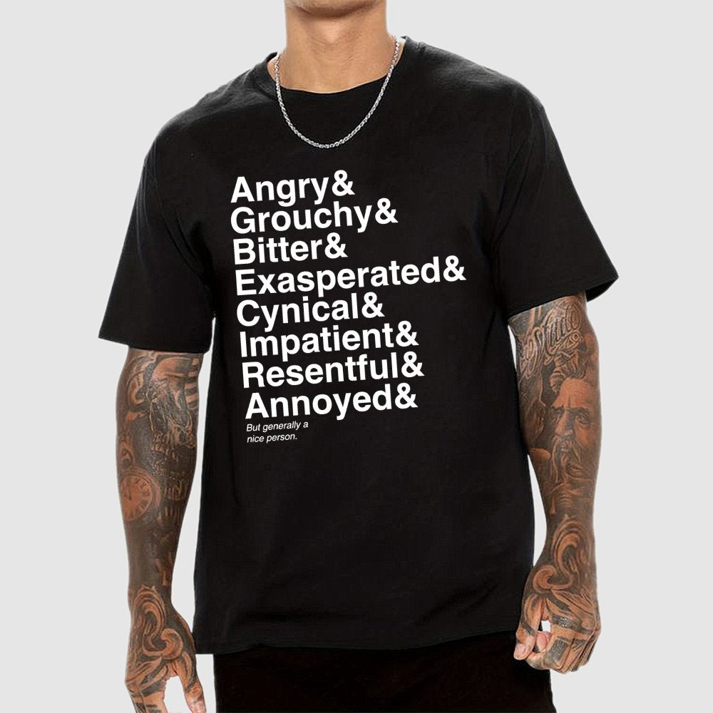 Generally A Nice Person Geek T-Shirt
