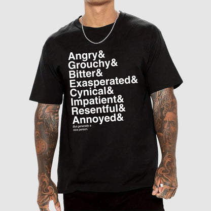 Generally A Nice Person Geek T-Shirt