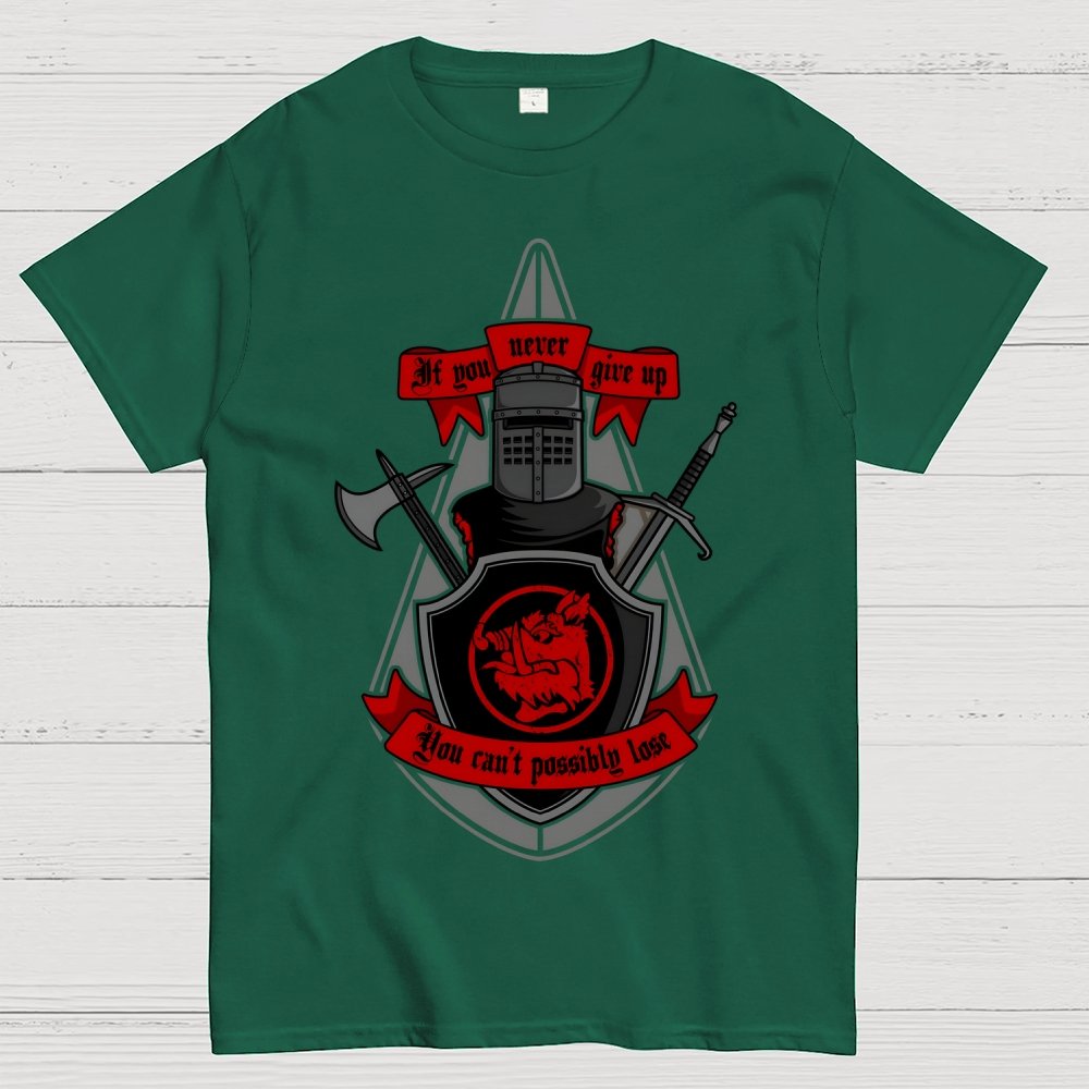 Never Give Up Geek T-Shirt